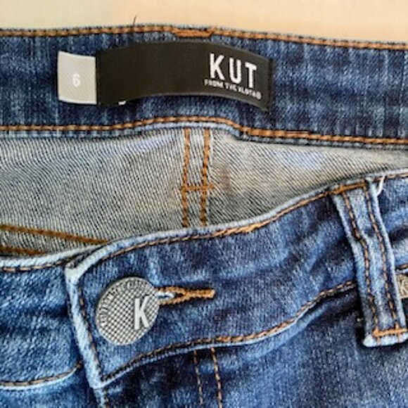 Kut From The Kloth midrise Jeans Medium wash size 6 - Picture 3 of 6